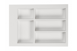 Decor Cutle Besteckkasten Einsatz für Küchenlade 400 Weiß 1208966373