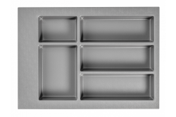 Decor Cutle Besteckeinsatz für Küchenschublade 400 Anthrazit 1208966374
