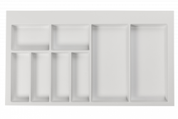 Decor Cutle Besteckeinsatz Einsatz für Küchenschublade 900 Weiß 1208966381