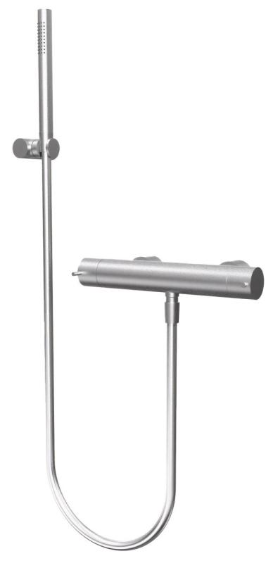 Wasserevolution Flow Duschthermostat mit Duschset Edelstahl T140TNIE
