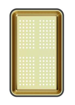 Quadri goldener Resteschale 38x23 cm für Newport Spülbecken 1208967506