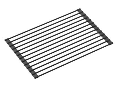 Quadri Rollmatte schwarz 39 x 26 cm für das Spülbecken 1208967513.