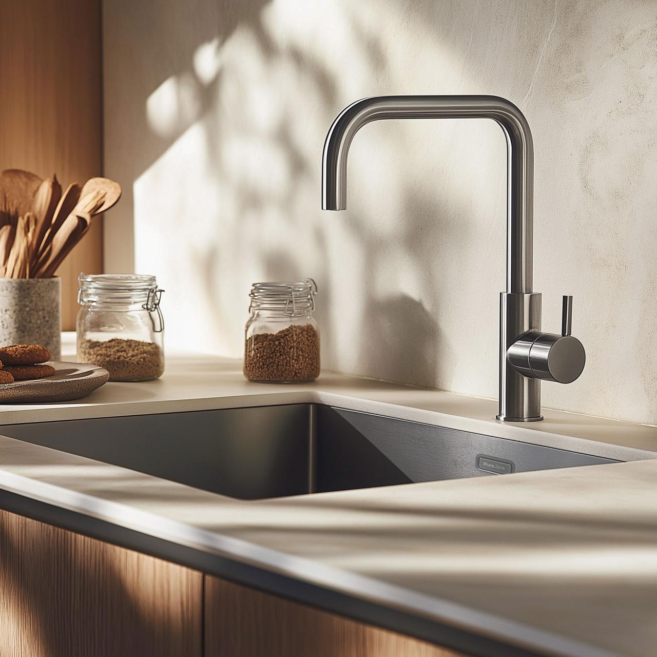 Pure.Sink Elite Steel Pure Küchenarmatur Edelstahl PS8010-02