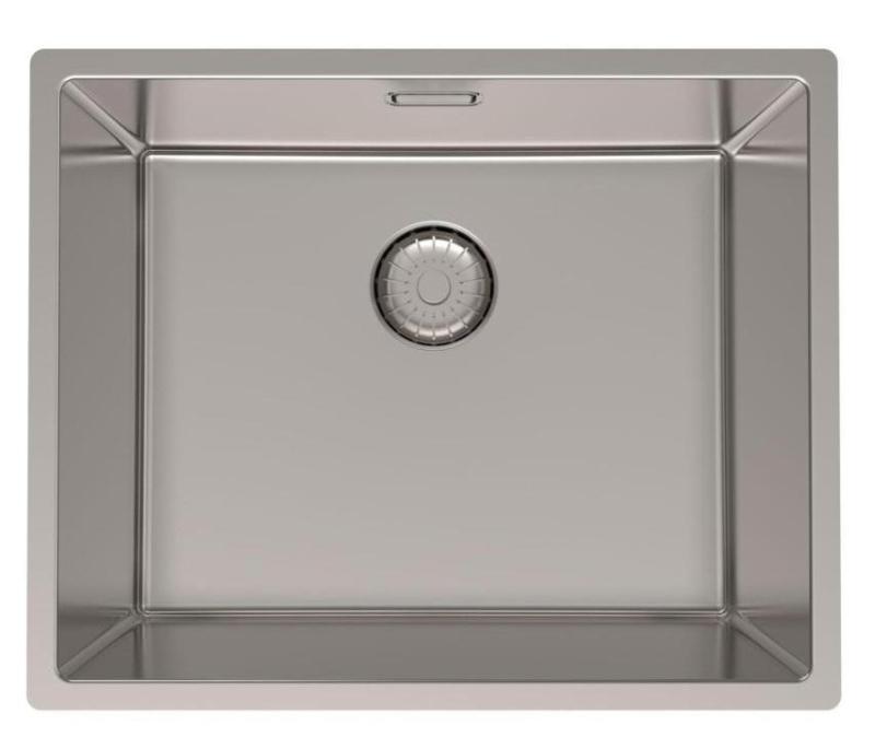 Pure.Sink Prestige Edelstahl Spülbecken 50x40 cm 10 mm Radius Unterbau, Flachbau und Aufbau PPG5040-02