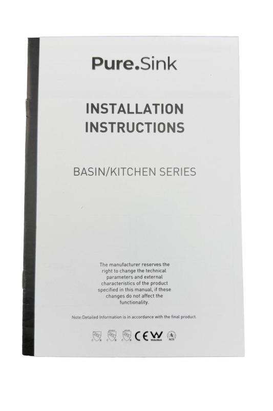 Pure.Sink Elite Steel Spark-S Küchenarmatur PVD Gun Metal mit ausziehbarem Auslauf PS8041-61