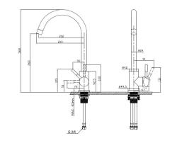 Pure.Sink Elite Steel Stream Küchenarmatur Edelstahl PS8044-02