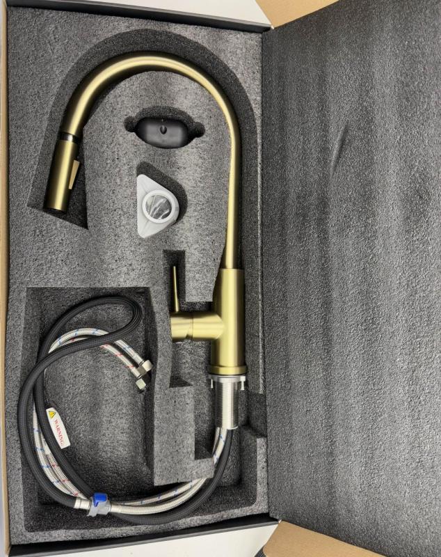 Pure.Sink Elite Steel Stream-S Küchenarmatur Edelstahl mit ausziehbarem Auslauf PS8045-02