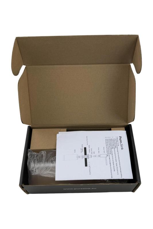 Pure.Sink Elite Steel Shine Einbau Seifenspender PVD gebürstetes Gold von oben nachfüllbar PS9010-60