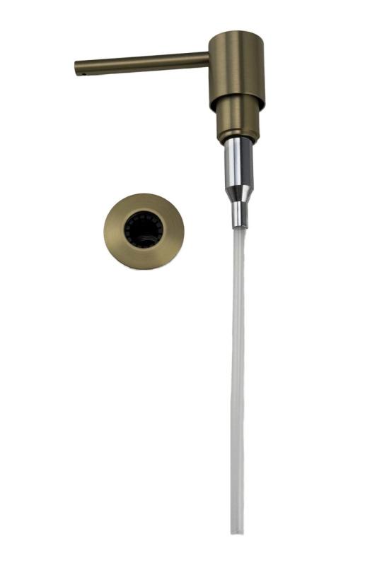 Der Pure.Sink Elite Steel Shine Seifenspender PVD Gun Metal PS9010-61