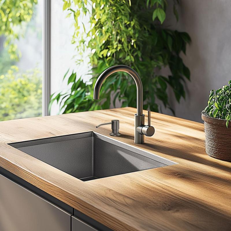 Quadri Manchester Einbau-Seifenspender Anthrazit - Oben Nachfüllbar 1208967656