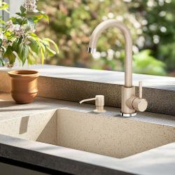 Quadri Manchester Einbau-Seifenspender Beige Sand - Oben nachfüllbar 1208967658