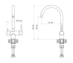 Quadri Leichester Küchenarmatur PVD Gold 3-Wege mit einem zusätzlichen Anschluss für gefiltertes Wasser 1208967669.