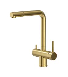 Quadri Ellesmere Küchenarmatur PVD Gold 3-Wege mit zusätzlichem Anschluss für gefiltertes Wasser 1208967781