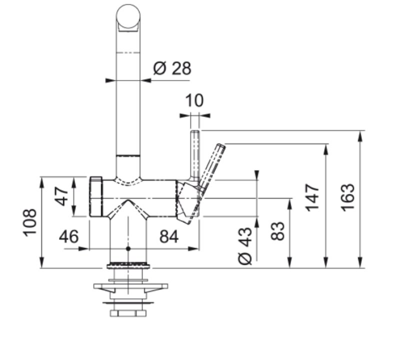 Franke Active Twist Einhebelmischer Edelstahloptik mit Ausziehbarer Brause und Integrierter Abflussbedienung 115.0653.505