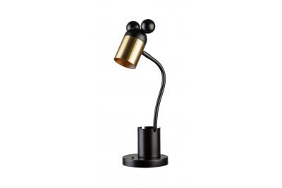 Schreibtischlampe MOUSE, 0505, max. 250 V, 50/60 Hz, 1*E27, max. 25 W, Durchmesser 8 cm, IP20, schwarz/gold
