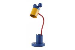Schreibtischlampe MOUSE, 5495, max.250V, 50/60Hz, 1*E27, max.25 W, Durchmesser 8 cm, IP20, marine/gelb