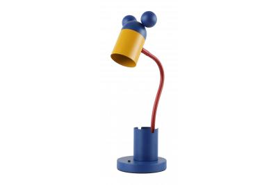 Schreibtischlampe MOUSE, 5495, max.250V, 50/60Hz, 1*E27, max.25 W, Durchmesser 8 cm, IP20, marine/gelb
