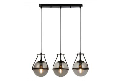 Deckenleuchte DROP 3, 7134, AC220-240V, 50/60Hz, 3*E27, max.25W, Länge 68 cm, schwarz