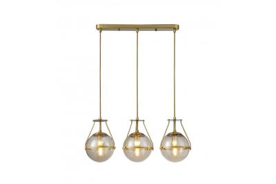 Deckenleuchte DROP 3, 6335, AC220-240V, 50/60Hz, 3*E27, max.25W, Länge 68 cm, Gold