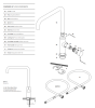 Waterevolution Flow keukenmengkraan met haakse draaibare uitloop chroom T158H01