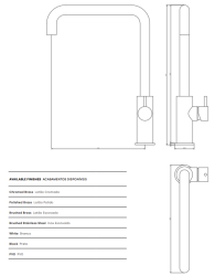 Wasserevolution Flow Küchenarmatur mit rechtwinklig drehbarem Auslauf Kupfer T158HCPE