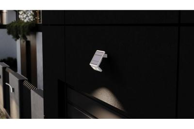 Solarleuchte mit Bewegungs- und Dämmerungssensor DAVOS, LED, 1000lm, 4000K, 2000mAh, IP54, weiß
