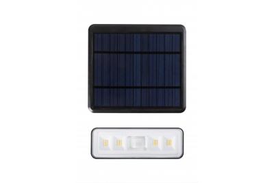 Sonnlichtleuchte mit Bewegungs- und Dämmerungssensor DAVOS, LED, 1000lm, 4000K, 2000mAh, IP54, schwarz