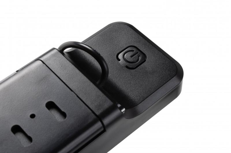 Solar luminaire with motion and dusk sensor DAVOS, LED, 1000lm, 4000K, 2000mAh, IP54, black