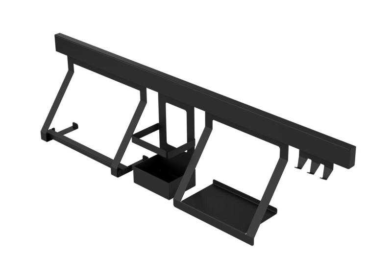 Epka Luxion Küchenreling 80 cm Metall mit verdeckter Befestigung Schwarz 1208969960