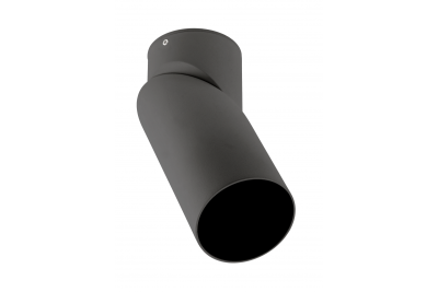 Deckenleuchte VIRGO, max. 250V, 50/60Hz, 57x152mm, IP20, max. 20W, Rund, Schwarz