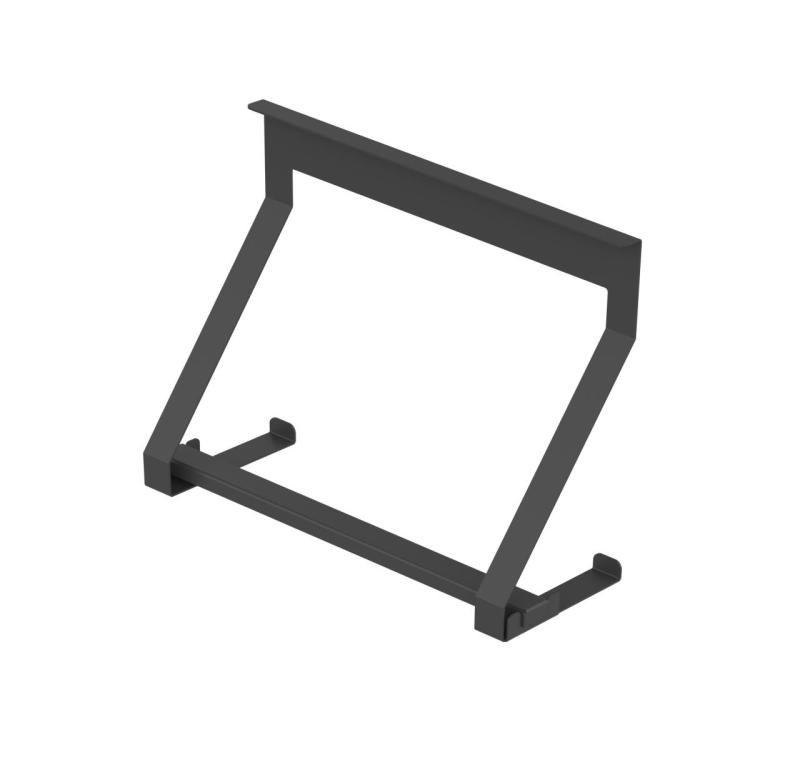 Epka Luxion Set Küchenreling 100 cm mit Zubehör Metall mit verdeckter Befestigung Schwarz 1208969984