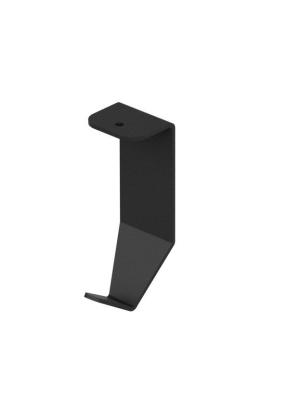 Epka Luxion Set Küchenreling 80 cm mit Zubehör Metall mit verdeckter Befestigung Schwarz 1208969996