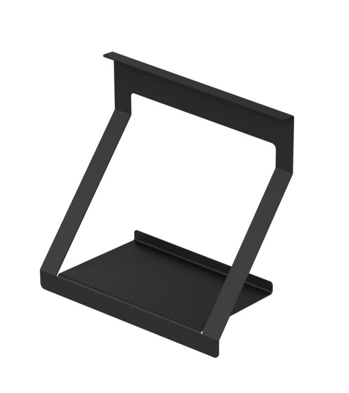 Epka Luxion Set Küchenreling 80 cm mit Zubehör Metall mit verdeckter Befestigung Schwarz 1208969996