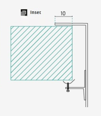 Banka IB4040 Edelstahl Spülbecken 40 x 40 cm Aufsatz und Flachaufbau 1208970040