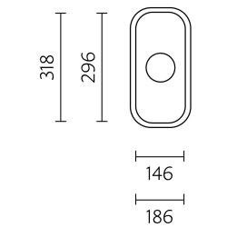 Bank IB1530 Edelstahlspüle 168 x 318 mm Auflage- und Flacheinbau 1208970043