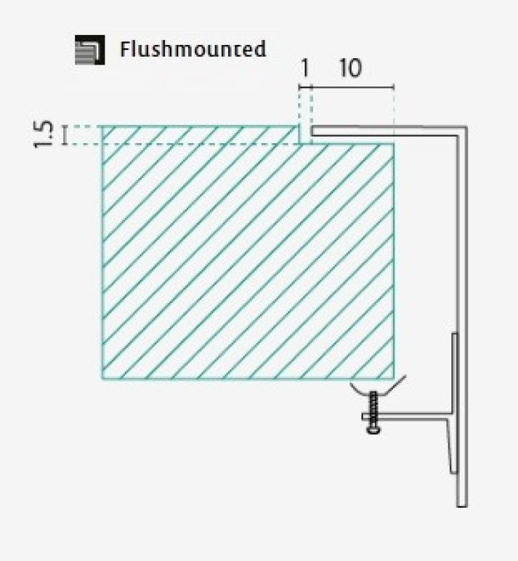 Bank IB1530 Edelstahlspüle 168 x 318 mm Auflage- und Flacheinbau 1208970043