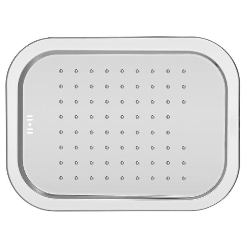 Banka Boston Edelstahl-Spülbecken mit Abtropffläche 542 x 402 mm Aufsatz 1208970073