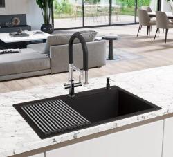 Ausmann Claridge 3-Wege Küchenarmatur mit flexiblem Auslauf und gefiltertem Wasser – Chrom - 1208970091