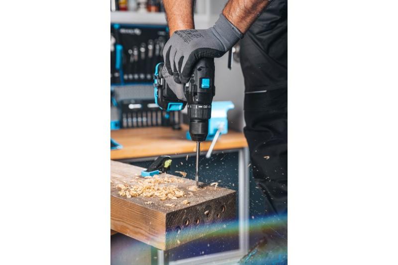 HÖGERT leistungsstarker Akkuschrauber 18V für Holz und Metall