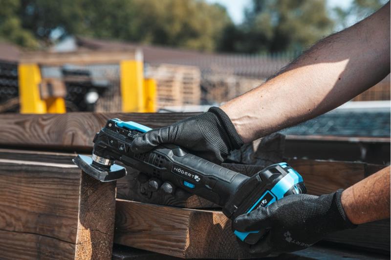 HÖGERT leistungsstarkes kabelloses Multifunktionswerkzeug, 18V, ohne Akku