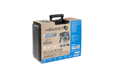 HÖGERT Akkubohrmaschinenset, 18V, OneAccuSystem, mit Akku, Ladegerät im Koffer