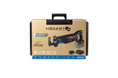 HÖGERT Akku-Säbelsägensatz, 18V, bürstenlos, Akku, Ladegerät, Zubehör.