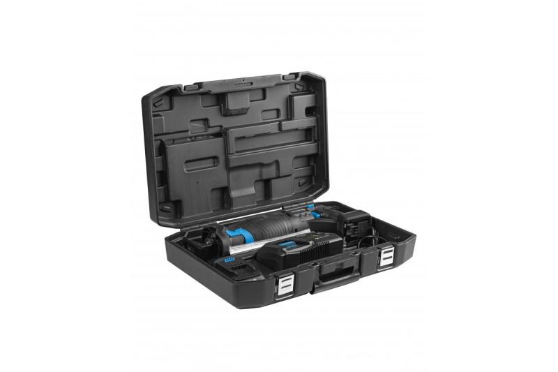 HÖGERT Akku-Säbelsägensatz, 18V, bürstenlos, Akku, Ladegerät, Zubehör.