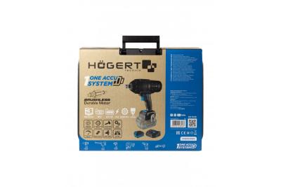 HÖGERT Akku-Schlagschrauberset, bürstenlos, 1000 Nm, 18V mit Akku, Ladegerät