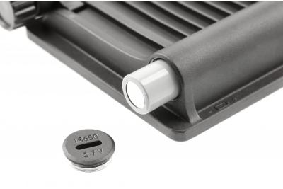 Flutlicht LUMOS II, LED, 2000lm, 6400K, 2600mAh austauschbar, IP65, schwarz