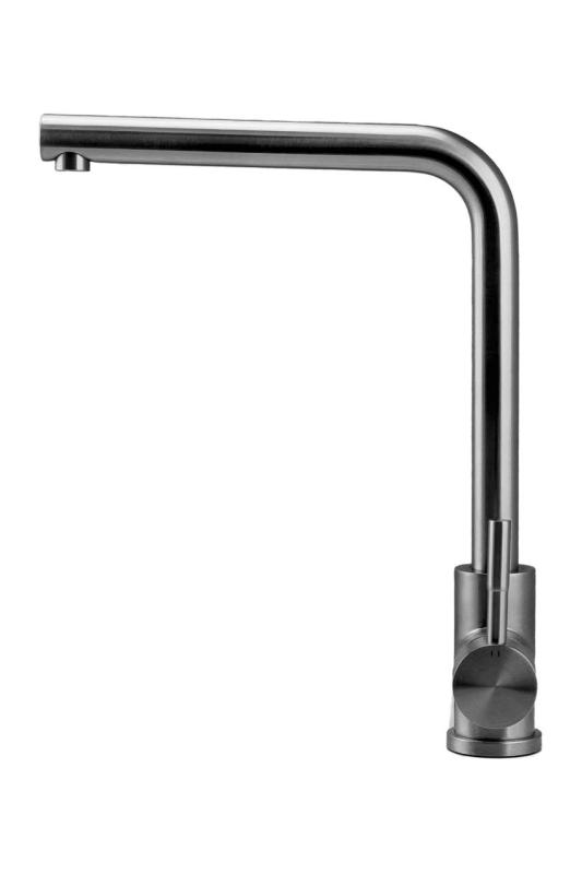 Pure.Sink Prestige Kombinationsset Edelstahl Spüle 50x40 cm mit Edelstahl Küchenarmatur 1208970762