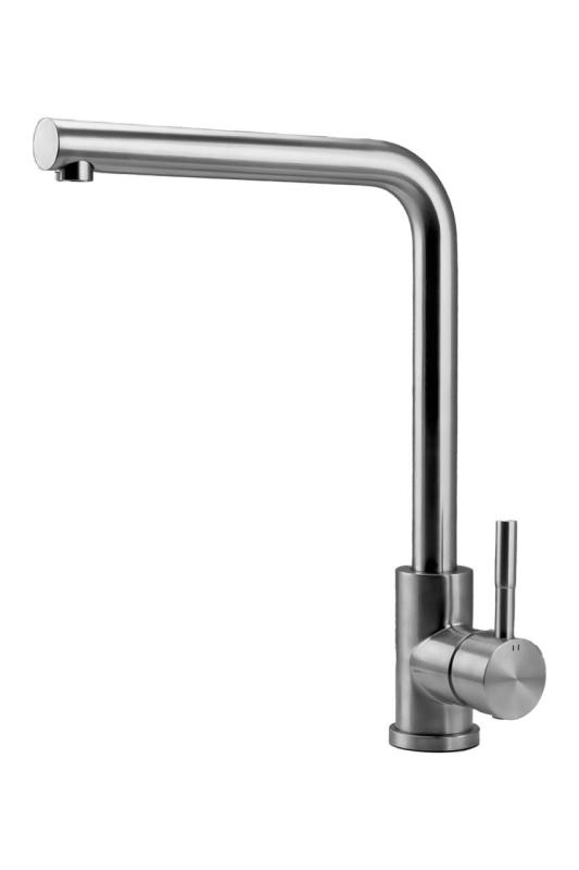 Pure.Sink Prestige Kombinationsset Edelstahl Spüle 50x40 cm mit Edelstahl Küchenarmatur 1208970762
