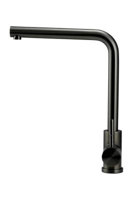 Pure.Sink Prestige Kombinationsset Gun Metal Spüle 50x40 cm mit Gun Metal Küchenarmatur 1208970763