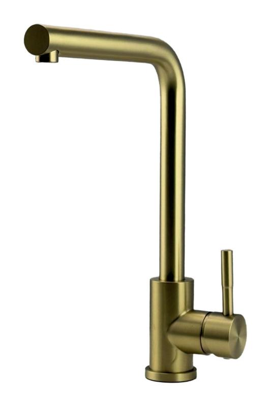Pure.Sink Prestige Kombinationsset Goldene Spüle 50x40 cm mit Goldenem Küchenhahn 1208970764