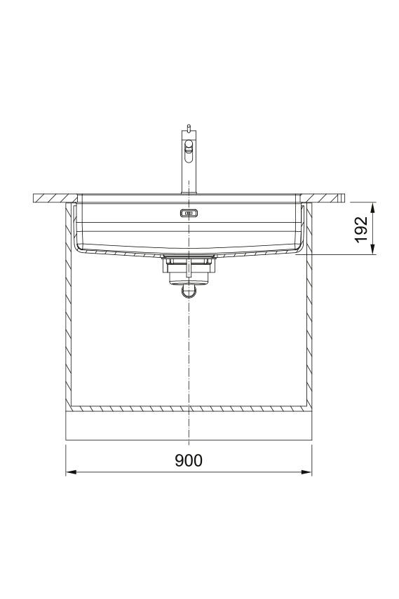 Franke Maris Quiet MQX 110.82 RVS Großes Spülbecken 820x424 mm Unterbau 122.0694.476